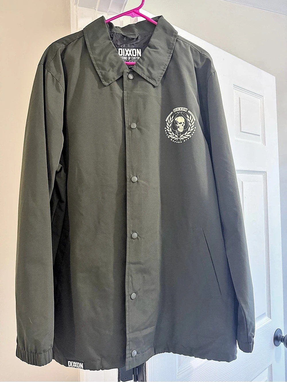 Dixxon Ground Up Customs Form & Function Men's Black Shirt Jacket Size XL Like